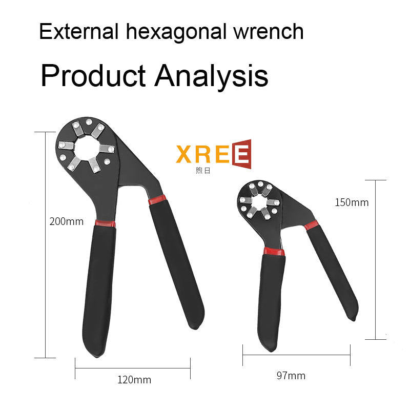 🎀🎀🎉🎉🎉Loggerhead 8 Inch Alloy Steel Adjustable Wrench with Bionic Grip Technology🤡🤡🤡